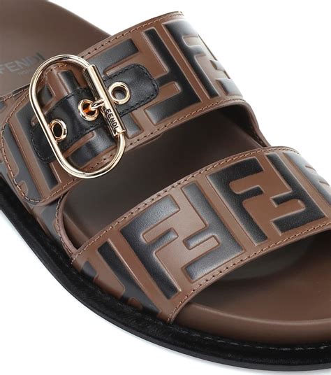 fendi fabric sandals|fendi birkenstock style sandals.